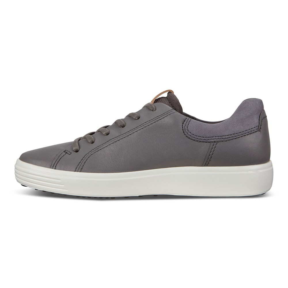 ECCO Mens Sneakers Dark Grey - Soft 7 Streets - EBZ-956480